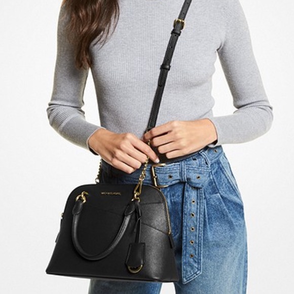 Jet Set Travel Medium Saffiano Leather Dome Satchel - Picture 4 of 4